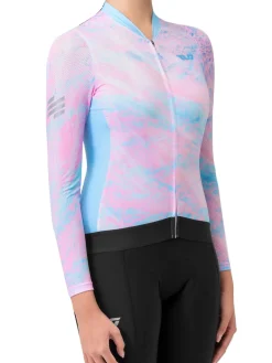 Women's TVI Long-Sleeve Cycling Jersey Sakura Mirage