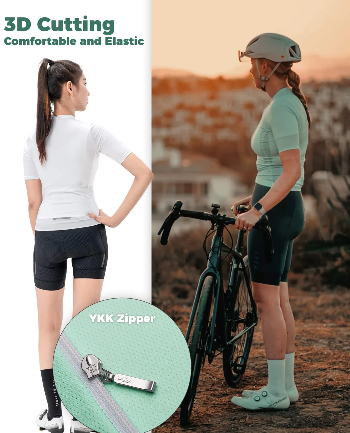 Women's TVI Solid Color Short-Sleeve Cycling Jersey