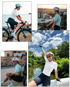 Women's TVI Solid Color Short-Sleeve Cycling Jersey