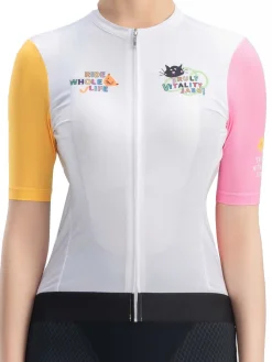 Women's TVI Vibrant Vacation Short-Sleeve Cycling Jersey